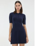 Платье поло женское короткое темно-синее ORSAY