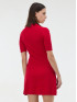 Платье поло женское короткое красное ORSAY
