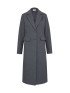 Женское пальто приталенное из шерсти серое ORSAY