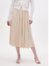 Юбка миди женская со складками бежевая ORSAY