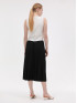 Юбка миди женская со складками черная ORSAY