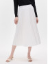 Юбка миди женская со складками белая ORSAY