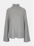 Светр жіночий з коміром стійкою сірий ORSAY
