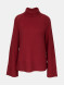 Светр жіночий з коміром стійкою бордовий ORSAY