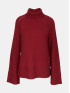 Светр жіночий з коміром стійкою бордовий ORSAY