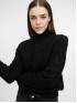 Светр жіночий з високим коміром чорний ORSAY