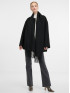 Пальто жіноче із шарфом чорне ORSAY