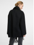 Пальто жіноче із шарфом чорне ORSAY
