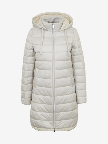 Пальто жіноче зимове стьобане сіре ORSAY