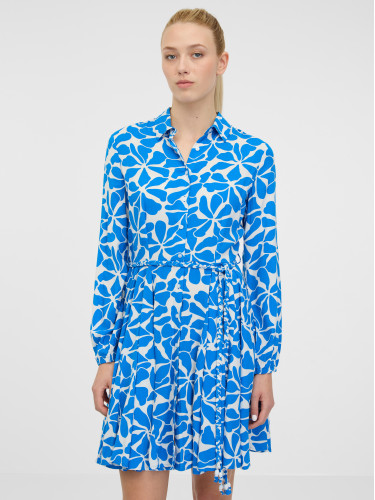 Сукня-сорочка жіноча з візерунком блакитна ORSAY