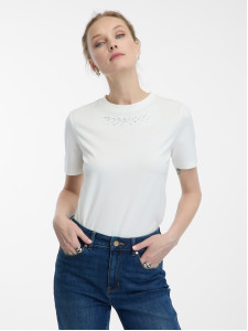 Женская футболка с аппликацией розовая ORSAY