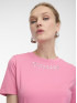 Женская футболка с аппликацией розовая ORSAY