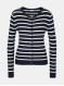 Женский кардиган в полоску темно-синий ORSAY