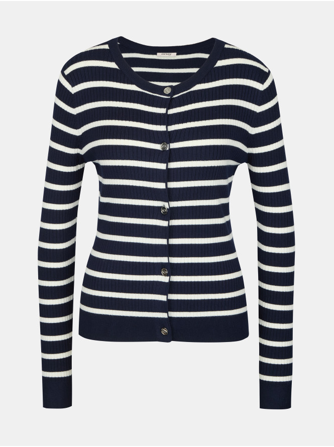Женский кардиган в полоску темно-синий ORSAY