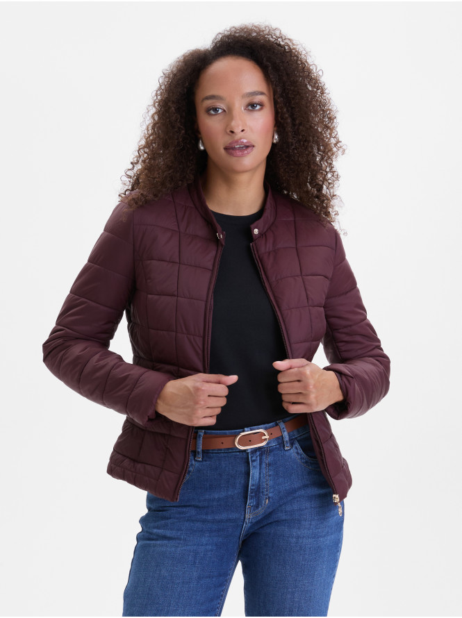 Куртка жіноча приталеного крою бордова ORSAY