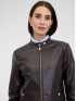 Куртка из искусственной кожи женская темно-коричневая ORSAY