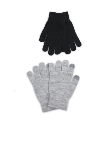 Жіночі рукавички чорні та світло-сірі ORSAY (набір)