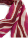Шарф жіночий пурпурово-коричневий з принтом ORSAY