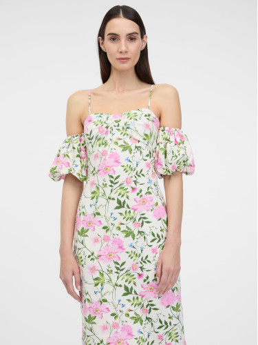 Сукня жіноча з квітковим принтом екрю ORSAY