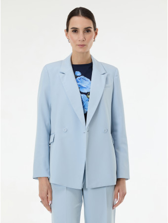 Жакет жіночий приталеної форми світло-блакитний ORSAY