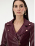 Куртка женская из искусственной кожи бордовая ORSAY