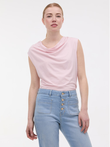 Топ женский без рукавов светло-розовый ORSAY