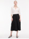 Юбка женская со складками черная ORSAY