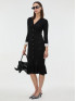 Сукня жіноча в'язана з довжиною міді чорна ORSAY
