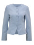 Жакет женский приталенный с акцентным вырезом светло-голубой ORSAY