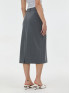 Женская юбка офисного стиля и длиной миди серая ORSAY