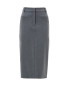 Женская юбка офисного стиля и длиной миди серая ORSAY