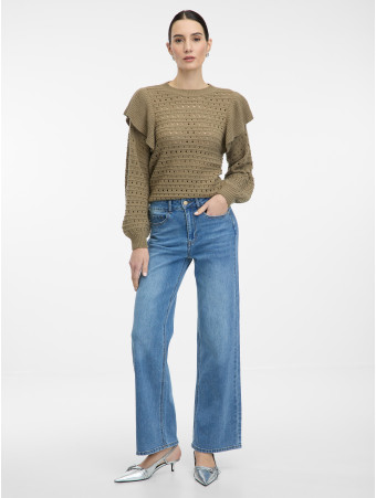 Джинси жіночі широкі сині ORSAY