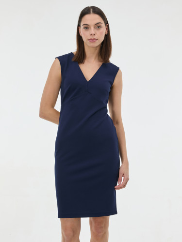 Платье женское приталенное без рукавов темно-синее ORSAY