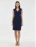 Платье женское приталенное без рукавов темно-синее ORSAY