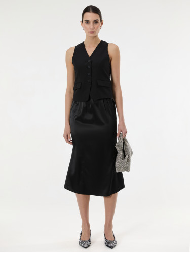 Спідниця жіноча міді чорна ORSAY