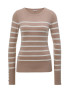 Свитер женский в полоску бежевый ORSAY
