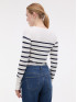 Свитер женский в полоску темно-синий ORSAY