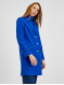 Пальто жіноче прямого крою синє ORSAY