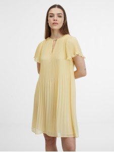 Сукня жіноча із плісируванням жовта ORSAY