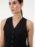 Жилетка жіноча приталена чорна ORSAY