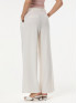 Брюки женские широкого кроя кремовые ORSAY