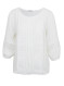 Блуза жіноча вільного крою з рукавом три чверті біла ORSAY