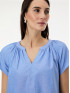 Блуза женская свободного кроя голубая ORSAY