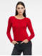 Кардиган женский приталенный красный ORSAY