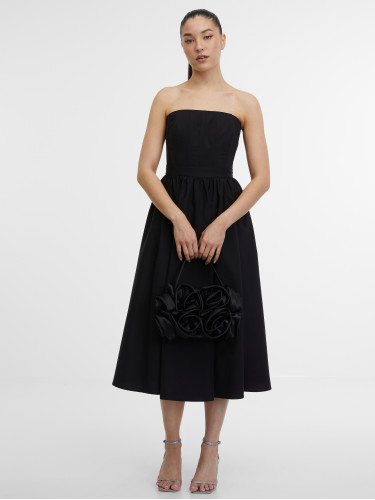 Сукня жіноча з корсетом чорна ORSAY