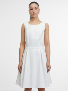 Сукня жіноча з відкритою спиною та перехресними лямками біла ORSAY