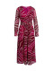 Сукня жіноча максі бордово-рожевого кольору ORSAY