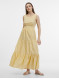 Сукня жіноча максі з відкритою спиною жовта ORSAY