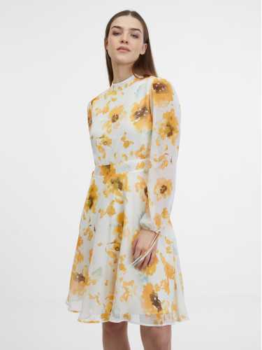 Сукня жіноча з квітковим принтом жовта ORSAY