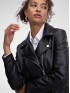 Куртка женская из искусственной кожи черная ORSAY